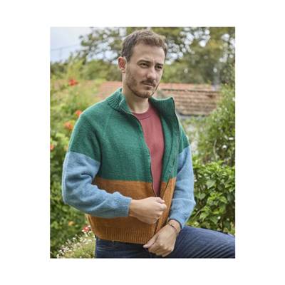 Tricot Hommes - 15 patrons en aiguilles circulaires