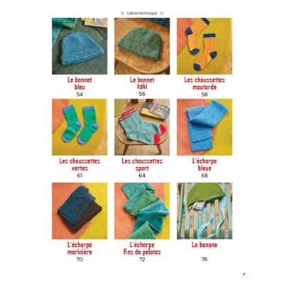 Tricot Hommes - 15 patrons en aiguilles circulaires