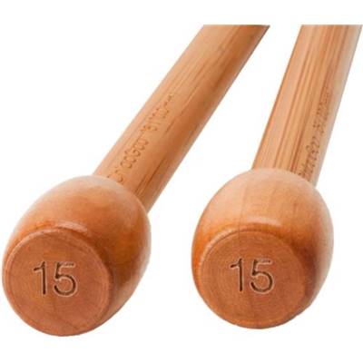 Aiguilles droites Bambou 33 cm - Chiaogoo