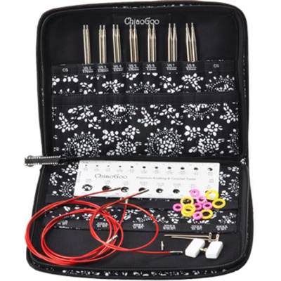 Kit d’aiguilles interchangeables Twist Red Lace 13cm - ChiaoGoo
