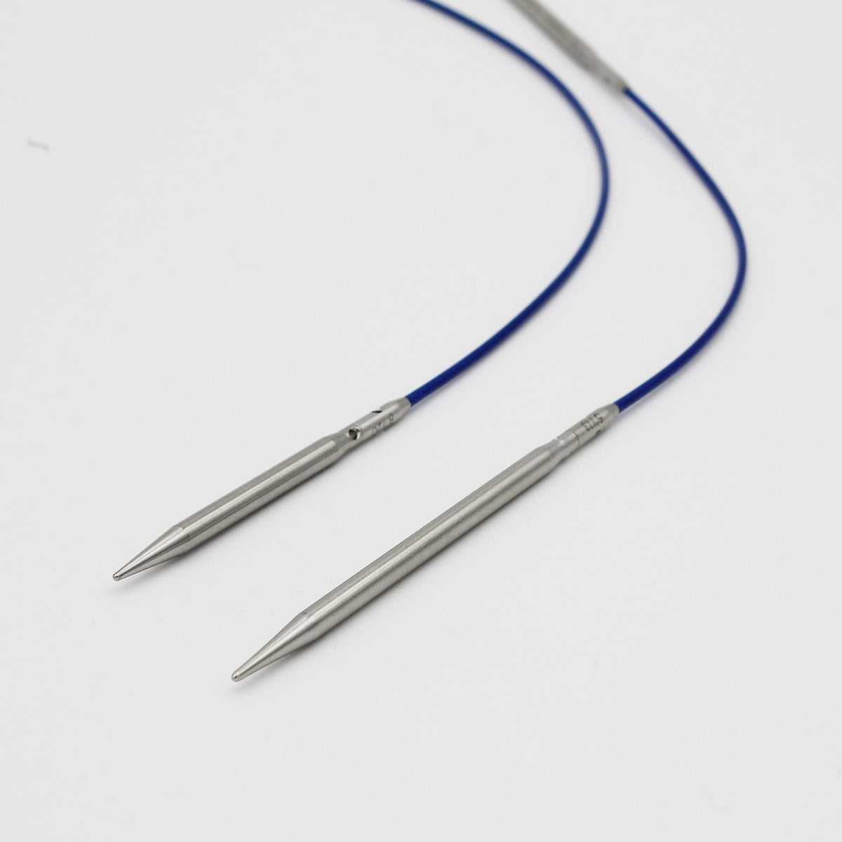 Kit d’aiguilles interchangeables Twist Shorties Bleu 2″ et 3″ (3,5mm à 5mm) - ChiaoGoo
