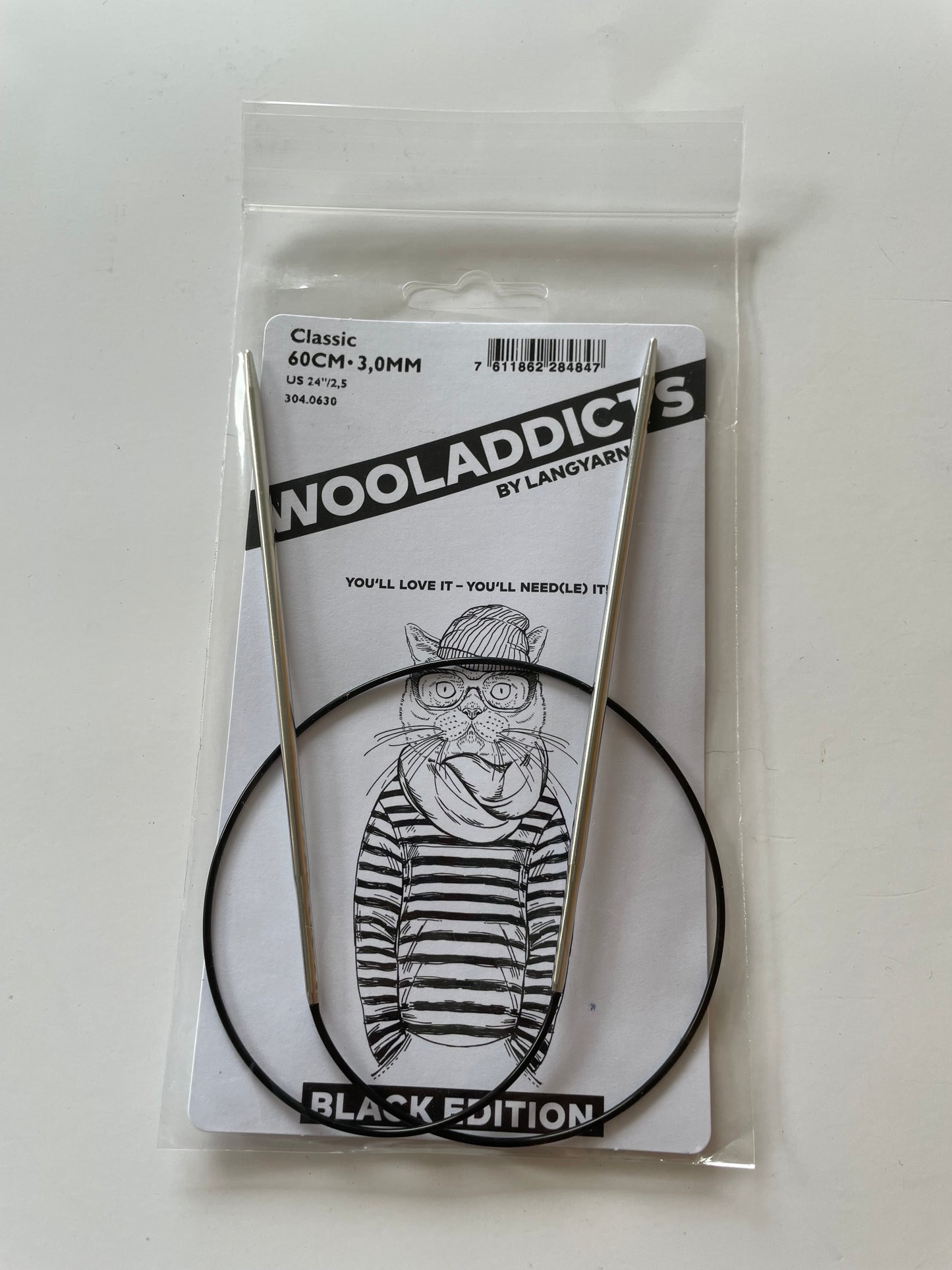Aiguilles fixes Classic Black Edition 60 cm - ADDI