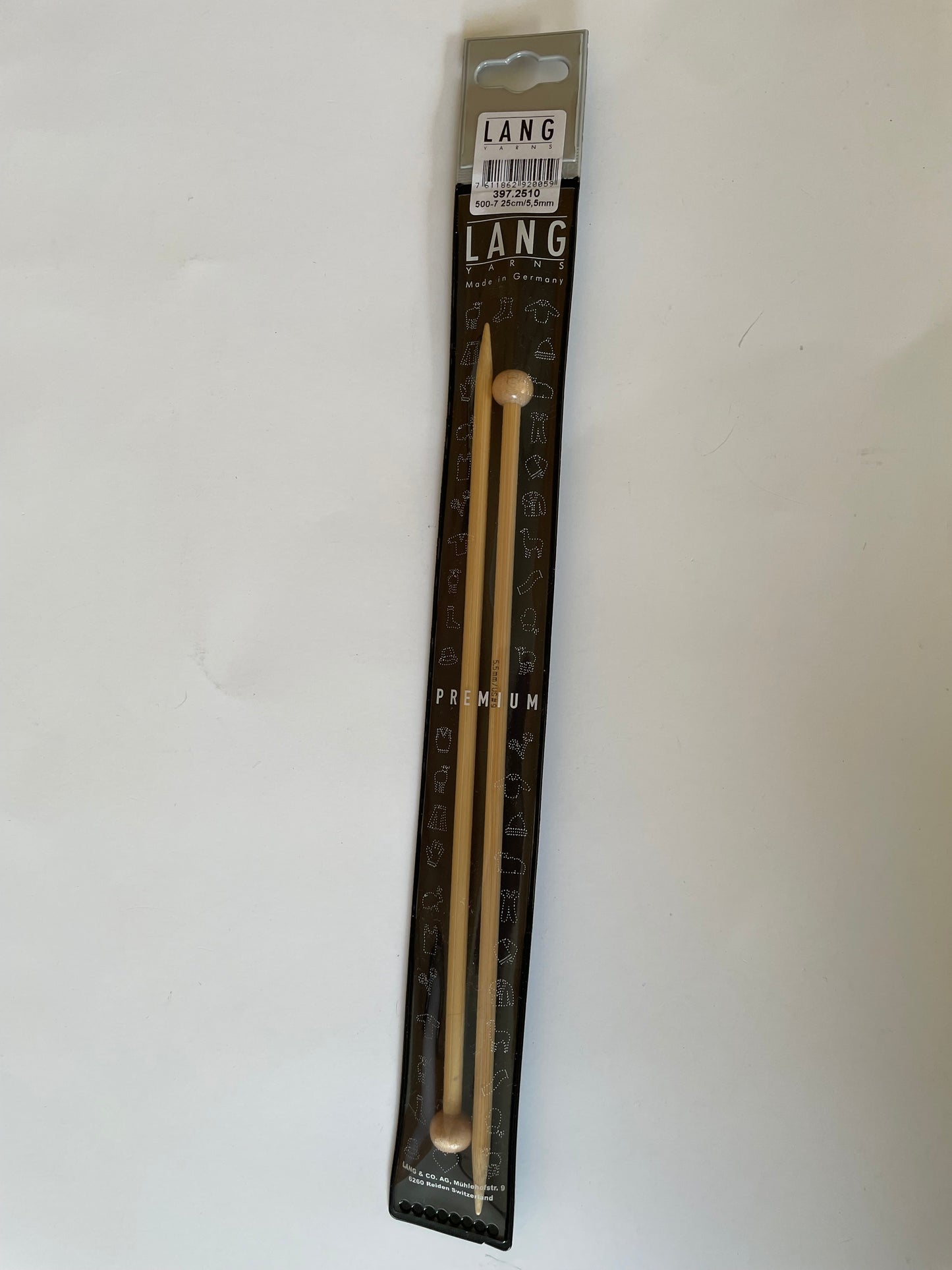 Aiguilles droites bambou - Addi