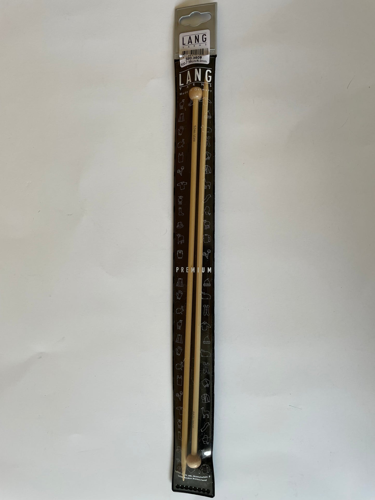 Aiguilles droites bambou - Addi