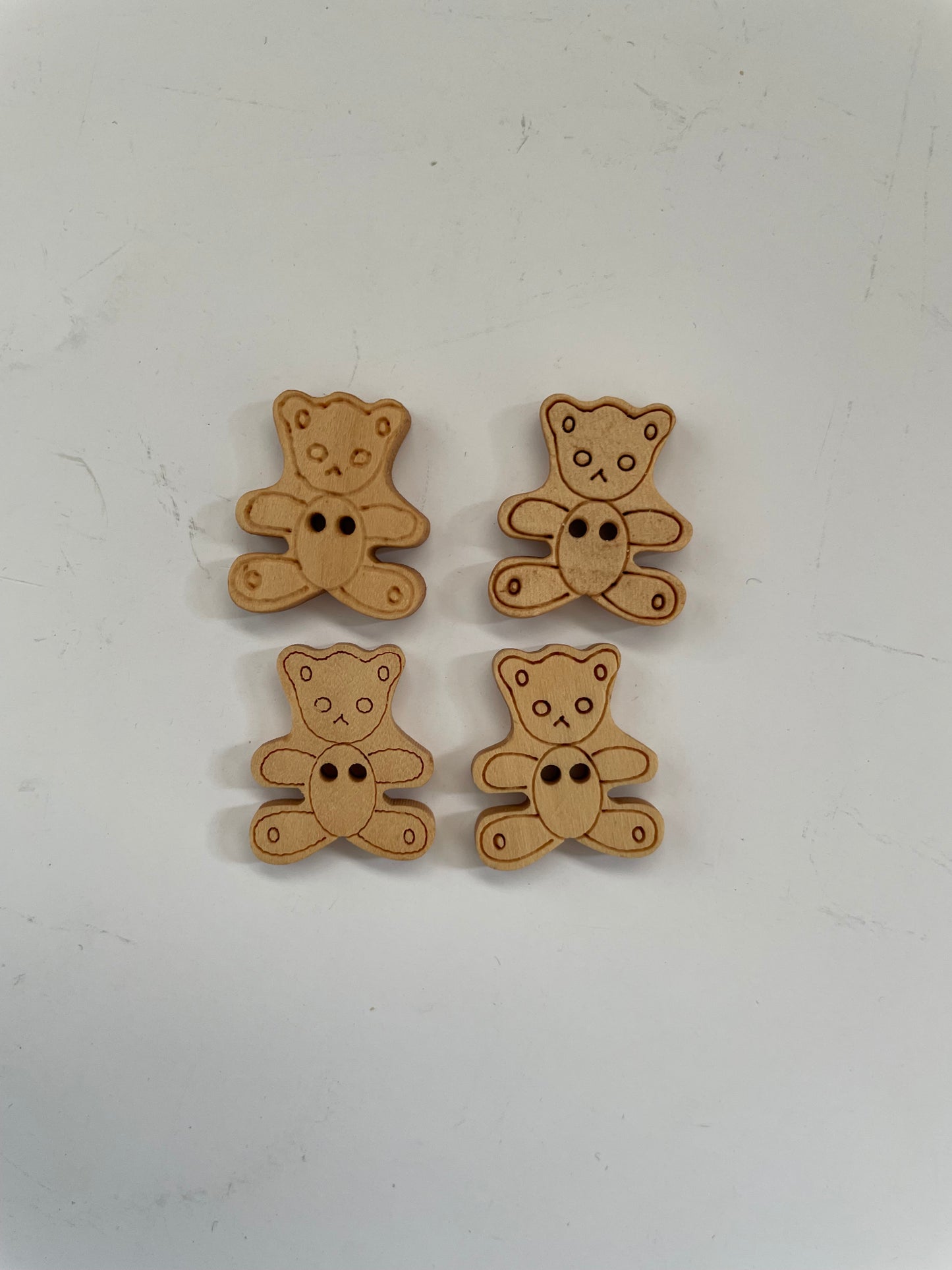 Boutons en bois Formes