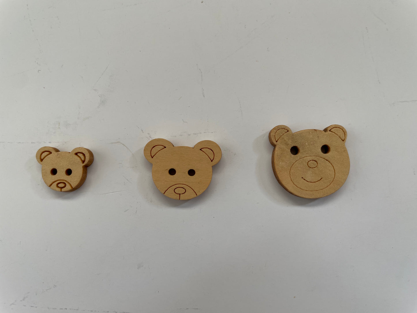 Boutons en bois Formes
