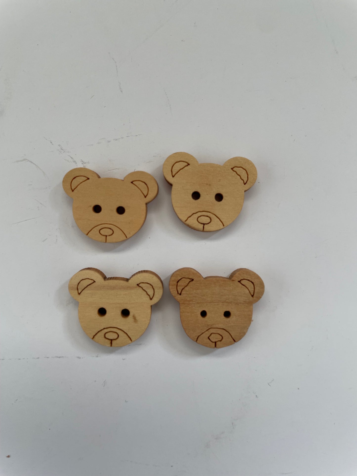 Boutons en bois Formes