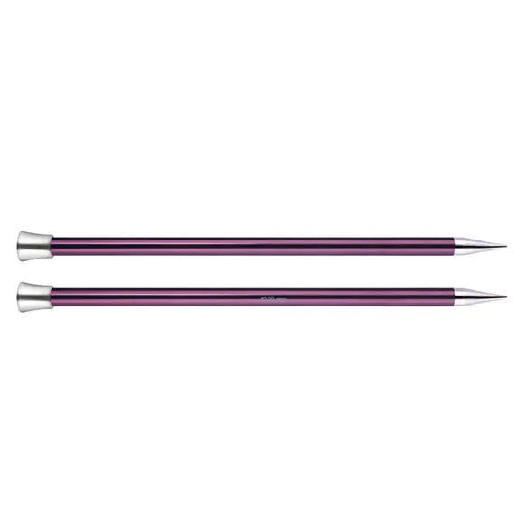 Aiguilles droites métals Zing 35 cm - Knit Pro