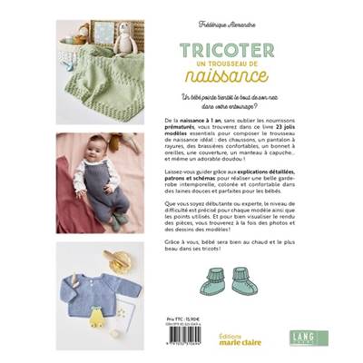 Tricoter un trousseau de naissance