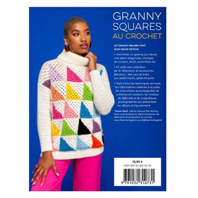 Granny squares au crochet - 15 modèles pop et colorés