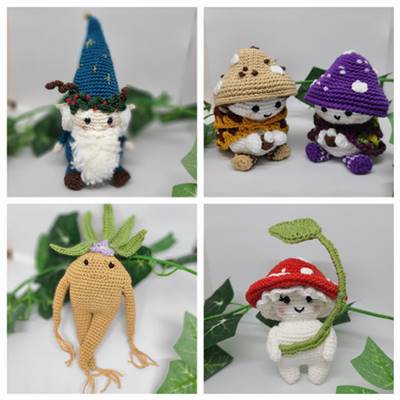 Dans la forêt enchantée - 20 amigurumis au crochet
