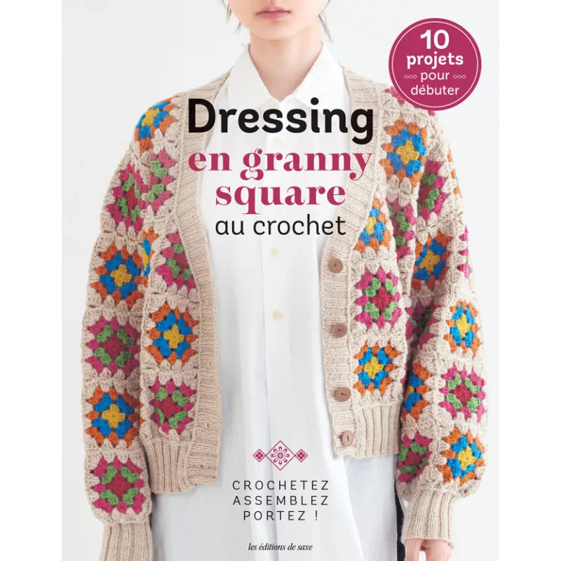 Dressing en granny square au crochet - 10 projet pour débuter