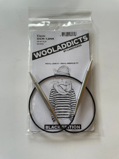 Aiguilles fixes Classic Black Edition 50 cm - ADDI