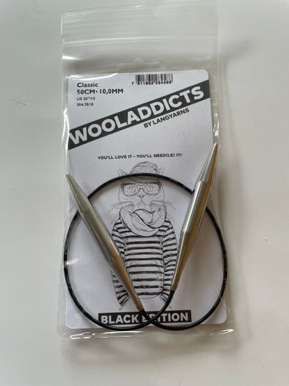 Aiguilles fixes Classic Black Edition 50 cm - ADDI