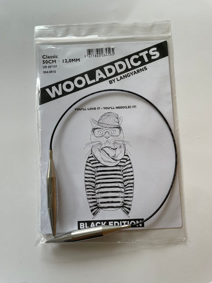 Aiguilles fixes Classic Black Edition 50 cm - ADDI