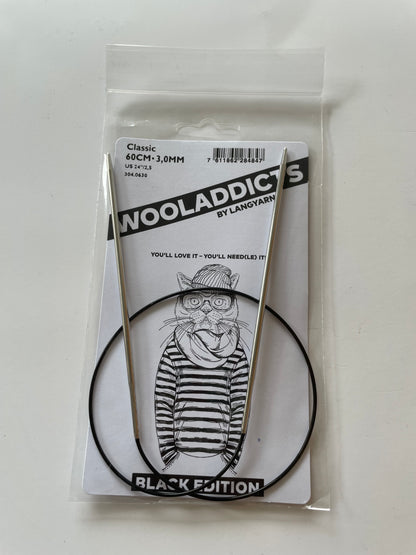 Aiguilles fixes Classic Black Edition 60 cm - ADDI