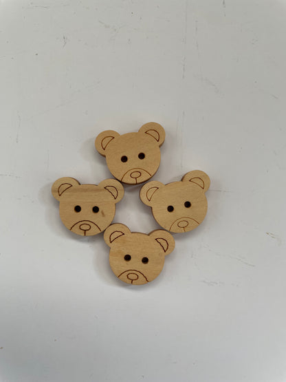 Boutons en bois Formes