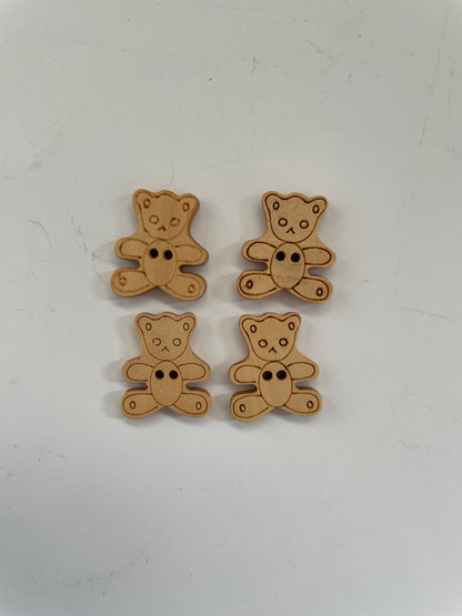 Boutons en bois Formes