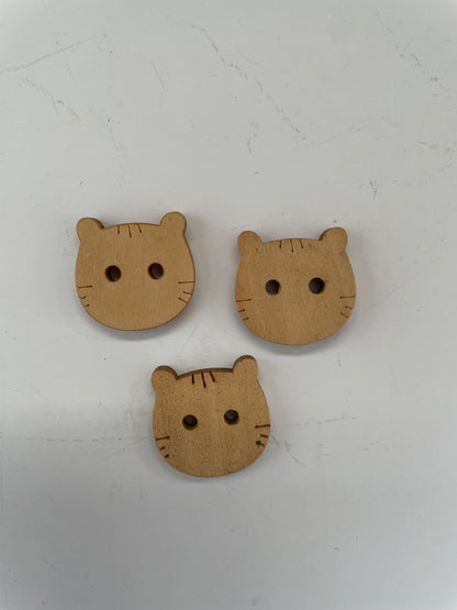 Boutons en bois Formes