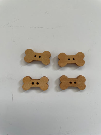 Boutons en bois Formes