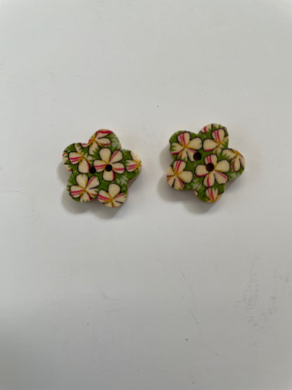 Boutons en bois imprimés