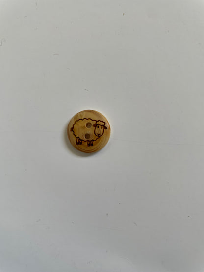 Boutons bois d'olivier