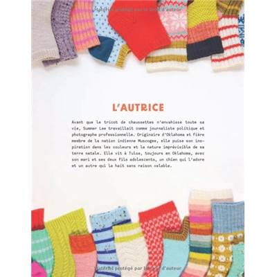 Mes chaussettes fun en tricot - 25 modèles colorés pop et tendance