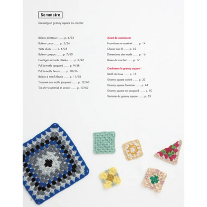 Dressing en granny square au crochet - 10 projet pour débuter