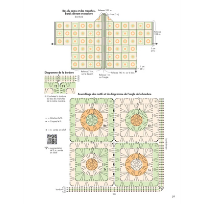 Dressing en granny square au crochet - 10 projet pour débuter